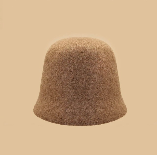 ウール混紡バケットハット