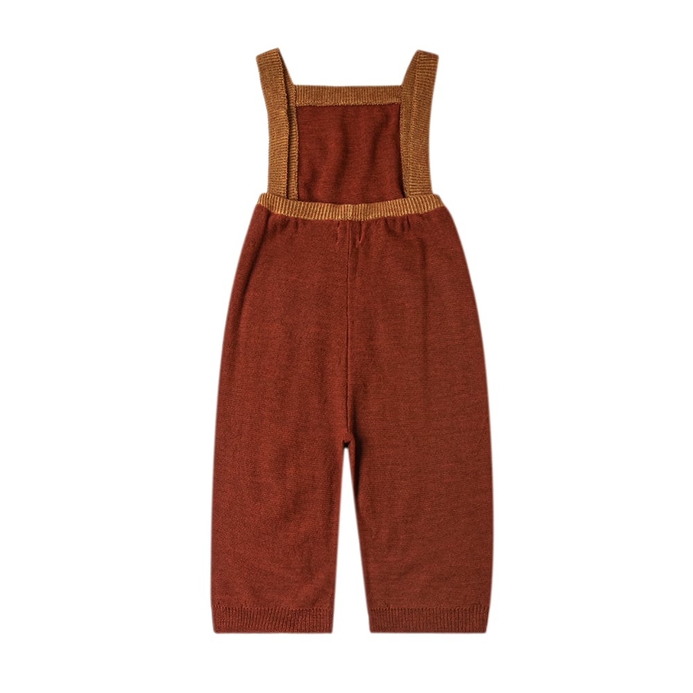 Knit Planet / Pocket Dungarees / CARAMEL   HAKONIWA PRODUCTS