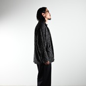 INTERIM(インテリム)TEXTURED DONEGAL BOUCLÉ DEADSTOCK HYPER BIG FLY FRONT SHIIRTS JACKET