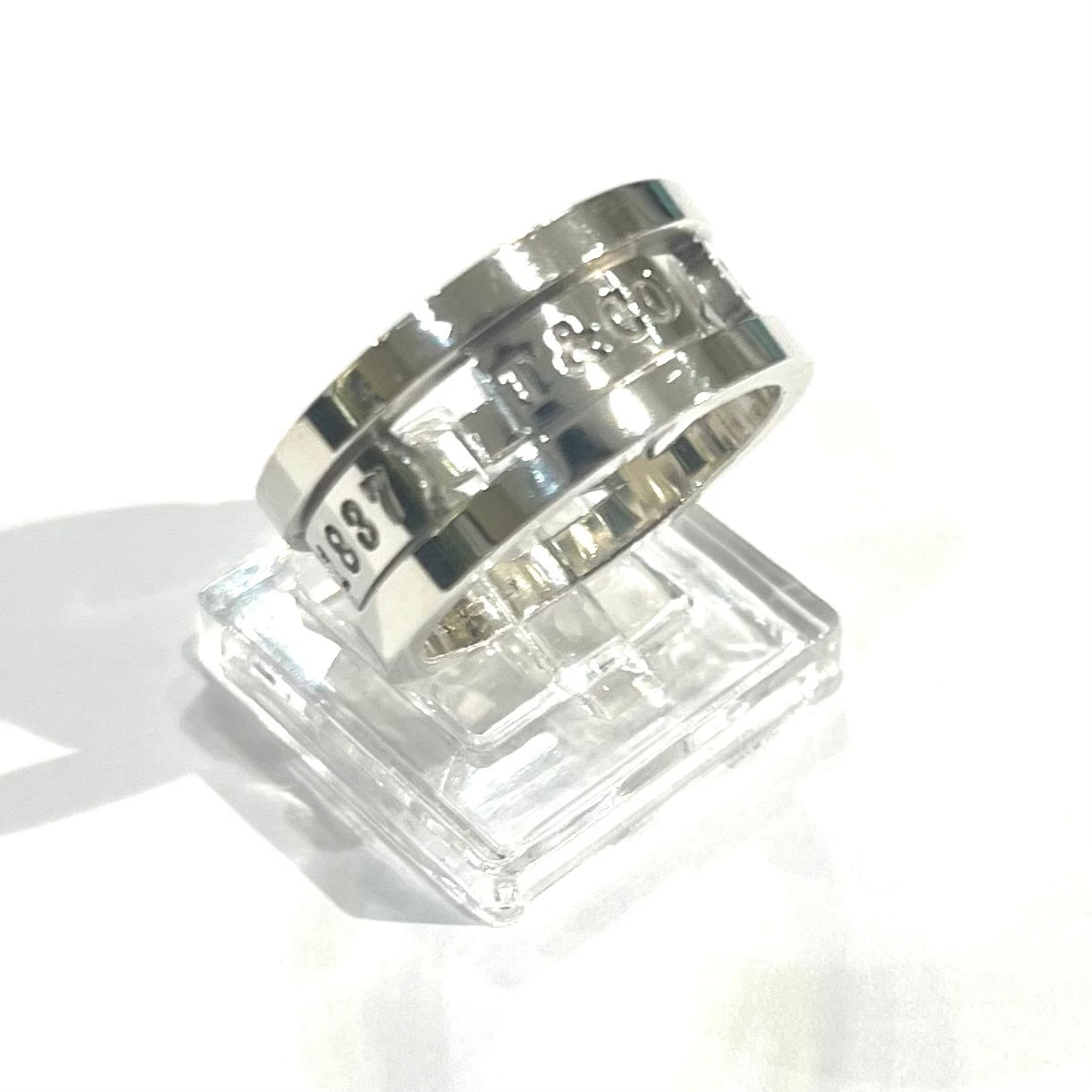 希少【TIFFANY&CO.】【17号 】2584 T&COオープンエレメント ボリューム