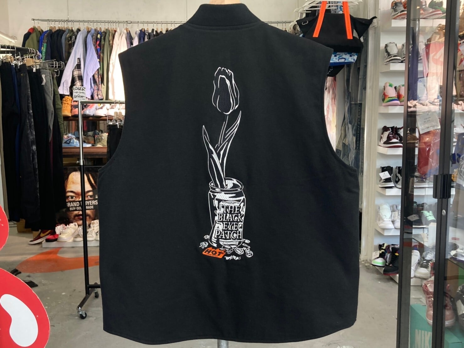 BLACK EYE PATCH × WASTED YOUTH VEST BLACK XL 210KG7443 | BRAND 