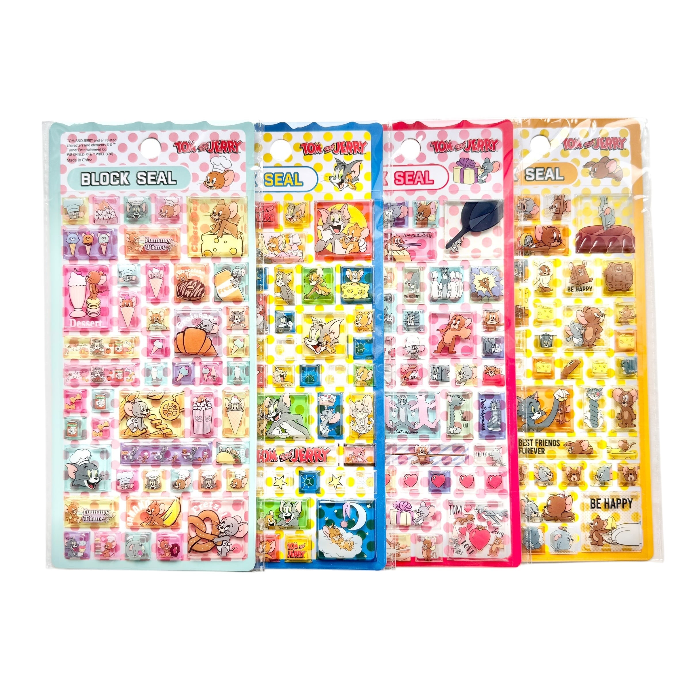 トムとジェリー ブロックシール | Jewelie