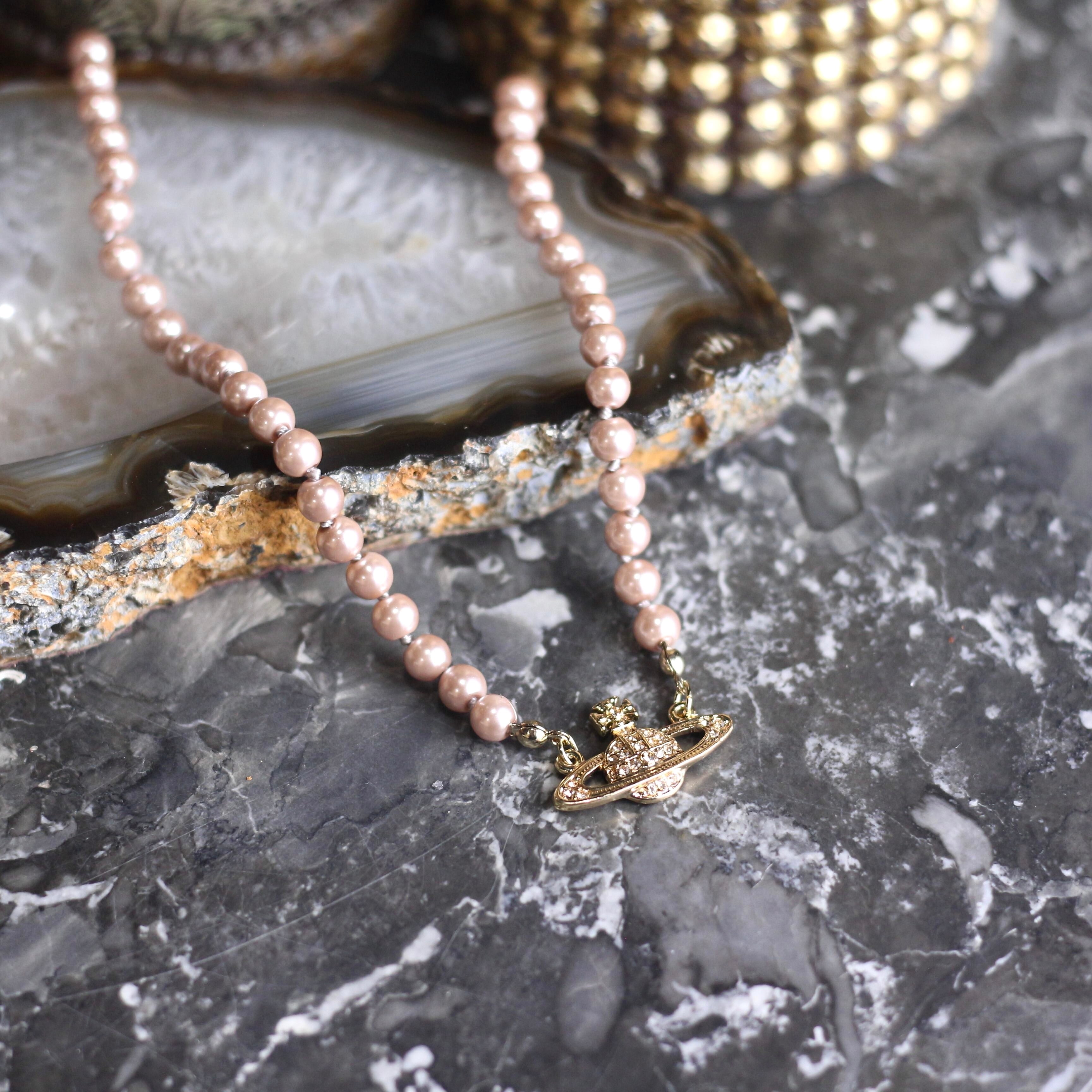 Vivienne Westwood MINI BAS RELIEF PEARL NECKLACE/ヴィヴィアン