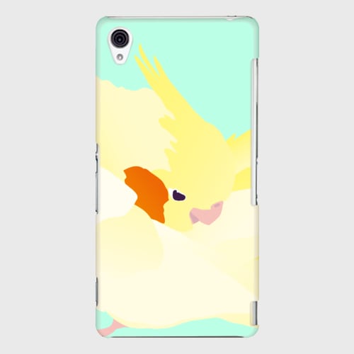 Xperia Z3 もふもふオカメインコ ケース