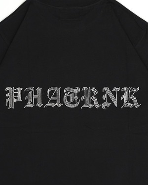 OLD"P"LOGO RHINE STONE silver TEE