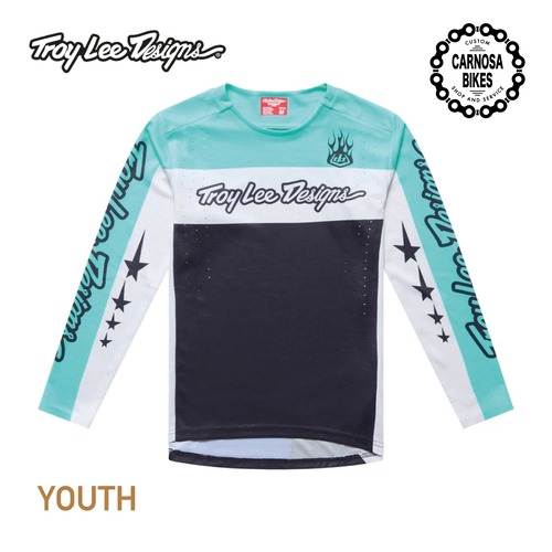【Troy Lee Designs】YOUTH SPRINT PRO JERSEY [ユース スプリントプロ ジャージ] Yo Moto Carbon キッズ用 2026