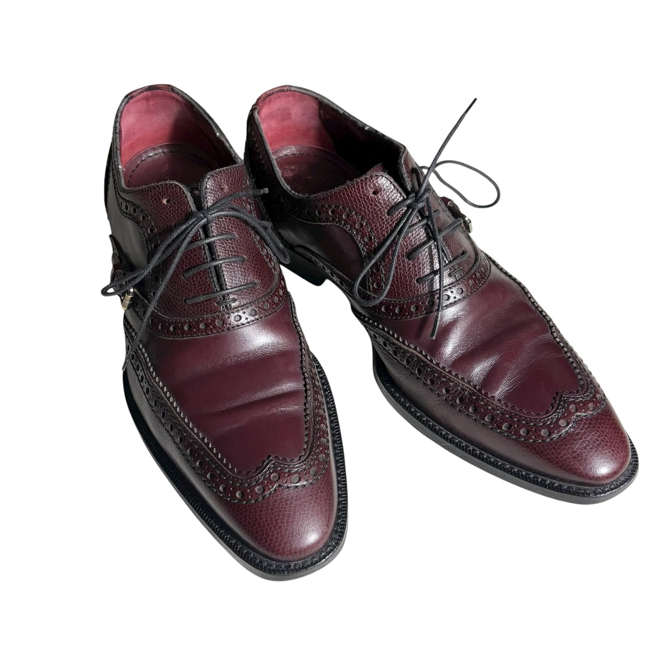 LOUIS VUITTON belt design wingtip shoes