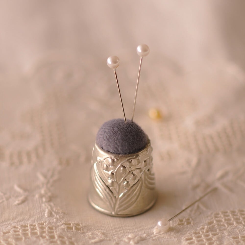 ポルトボヌール*すずらんのピンクッション*