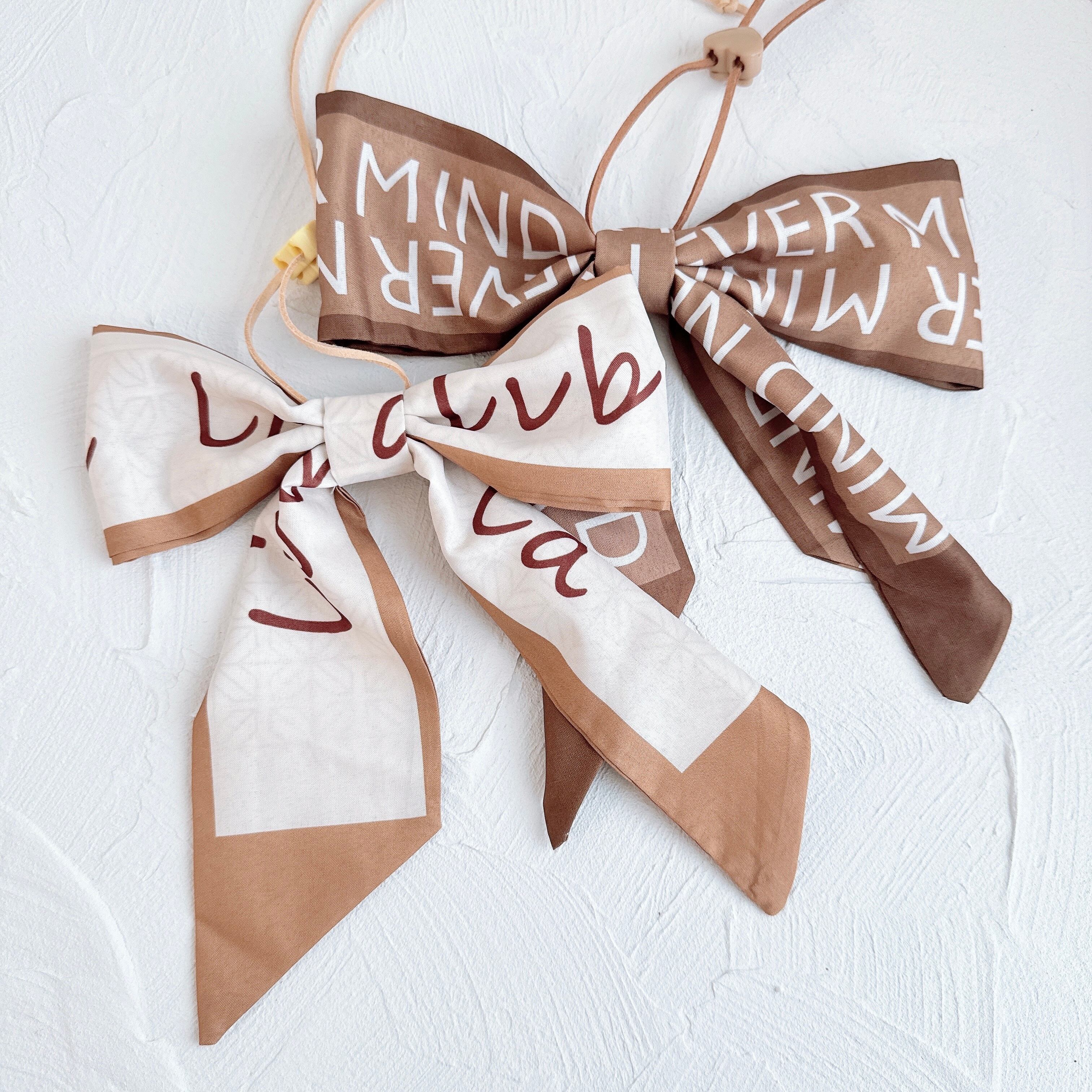 スカーフリボンネックバンド