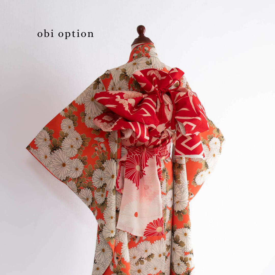 帯style 女の子『白菊尽くし』/SS7015(対応身長目安 約115〜128㎝)