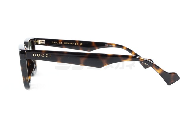 GUCCI サングラス GG1539S 002 スクエア テキストロゴ メンズ レディース アジアンフィット グッチ ITALY イタリア製 正規品-3枚目