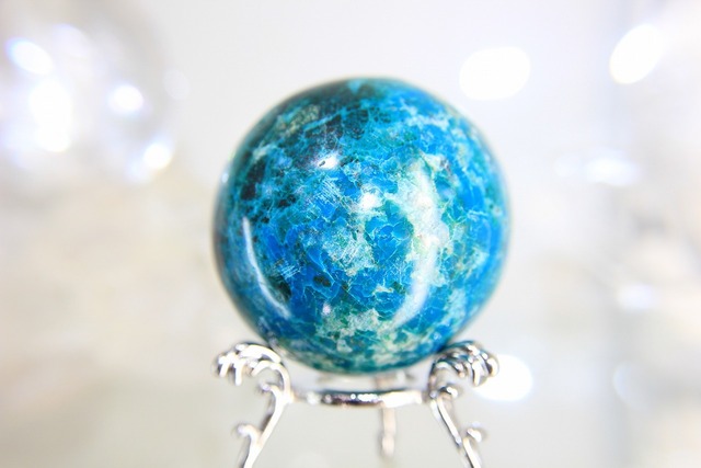 まるで地球のようなクリソコラ丸玉☀️