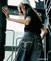 ジップアップポロニットTOPS (BLACK) CQ-49027
