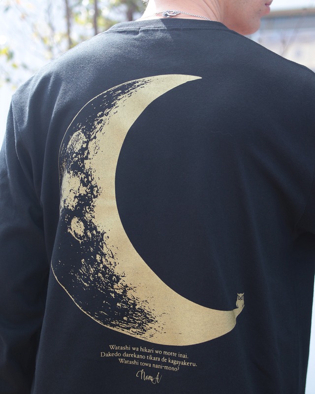 【NomA】5.6oz ロングスリーブTシャツ "MooN”　(250955)
