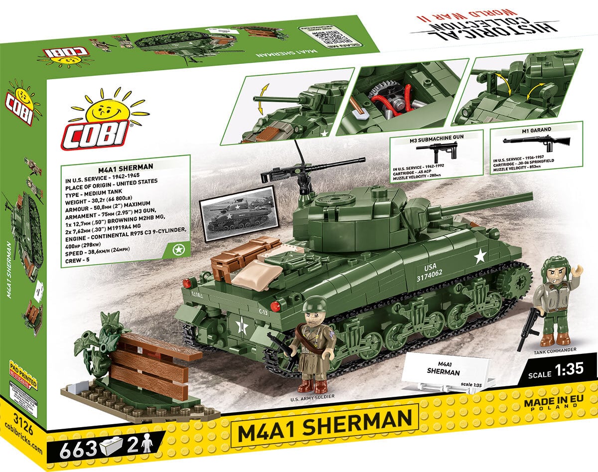 COBI #2276 シャーマン 1Cファイアフライ (Sherman Firefly 1C COBI #2276 シャーマン 1Cファイアフライ (Sherman Firefly 1C