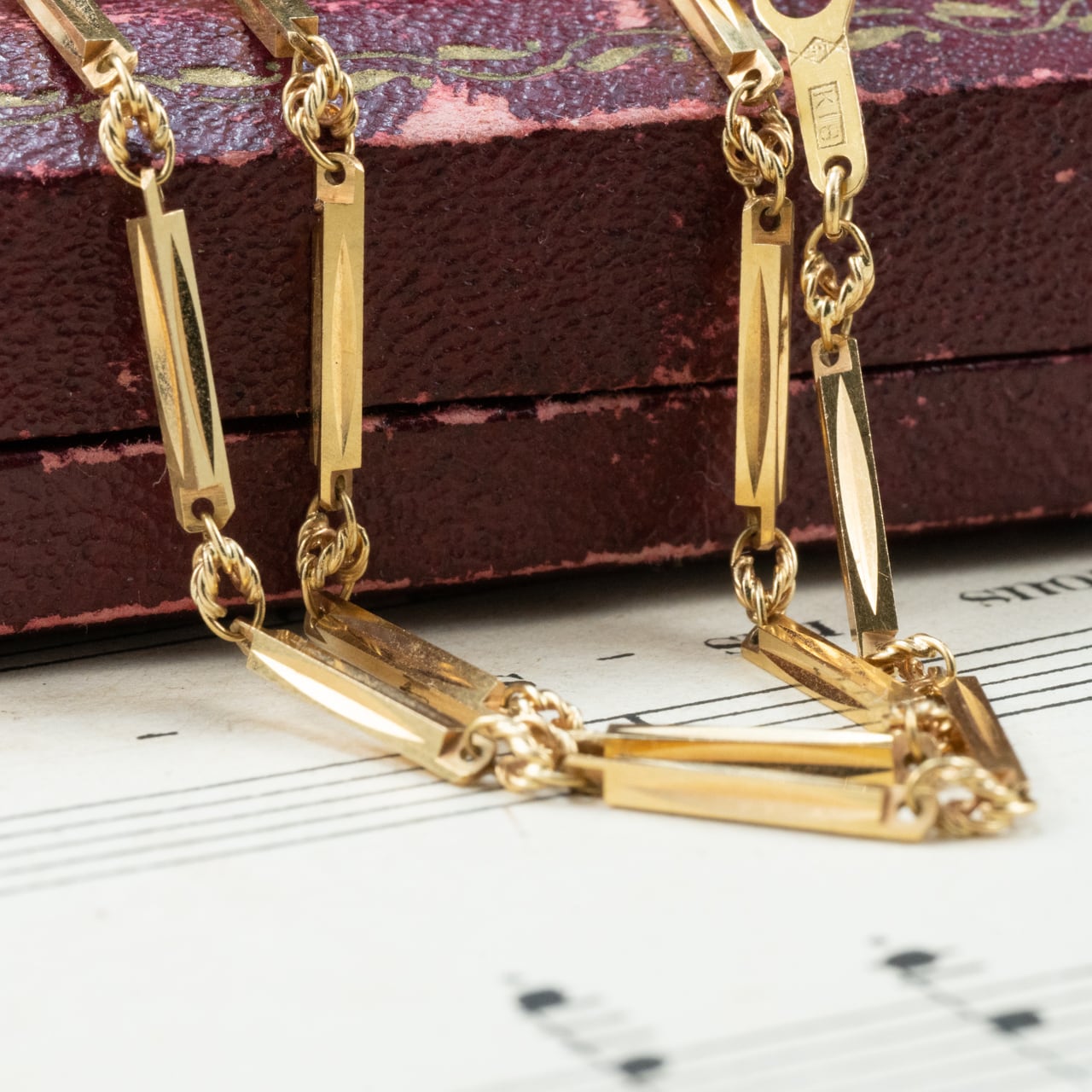 日本の作品】昭和レトロ ヴィンテージジュエリー キリコ 切子 カット