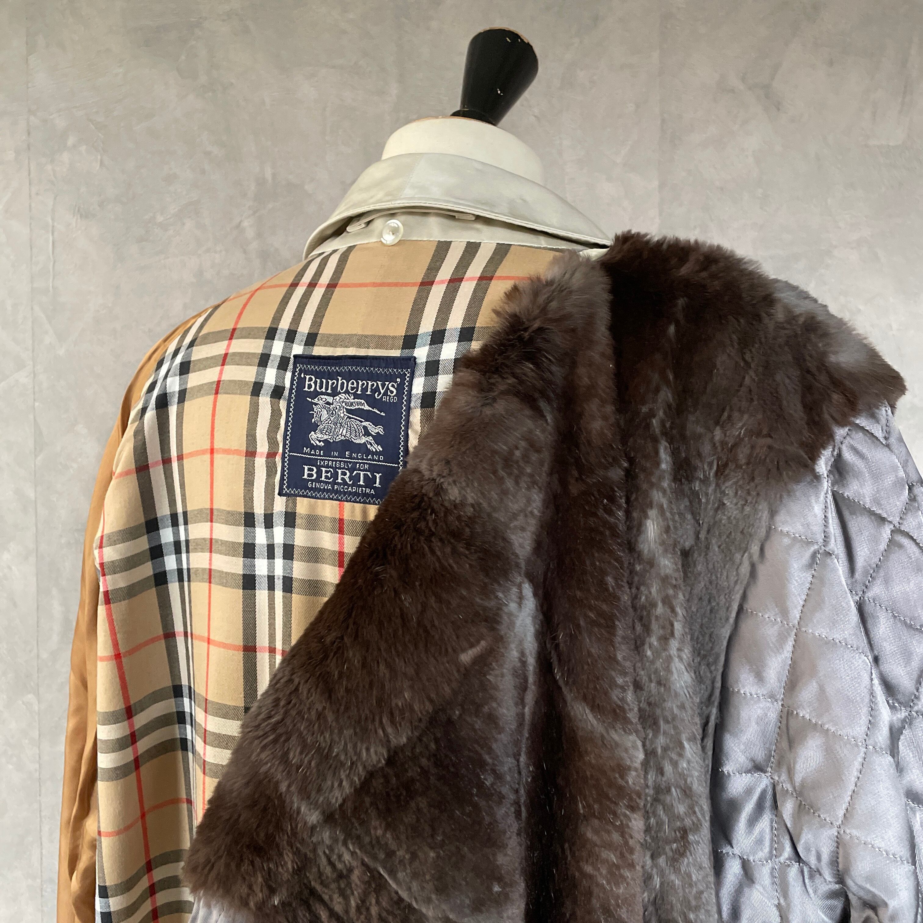 Real Fur Liner【別注品】バーバリー コート ファーライナー ホワイト