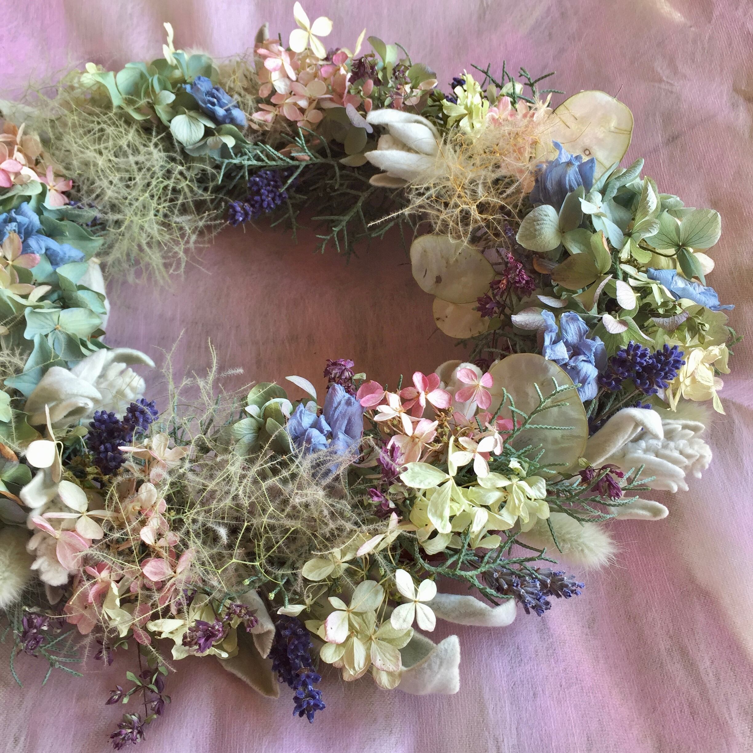 1.秋色紫陽花ハーフリース