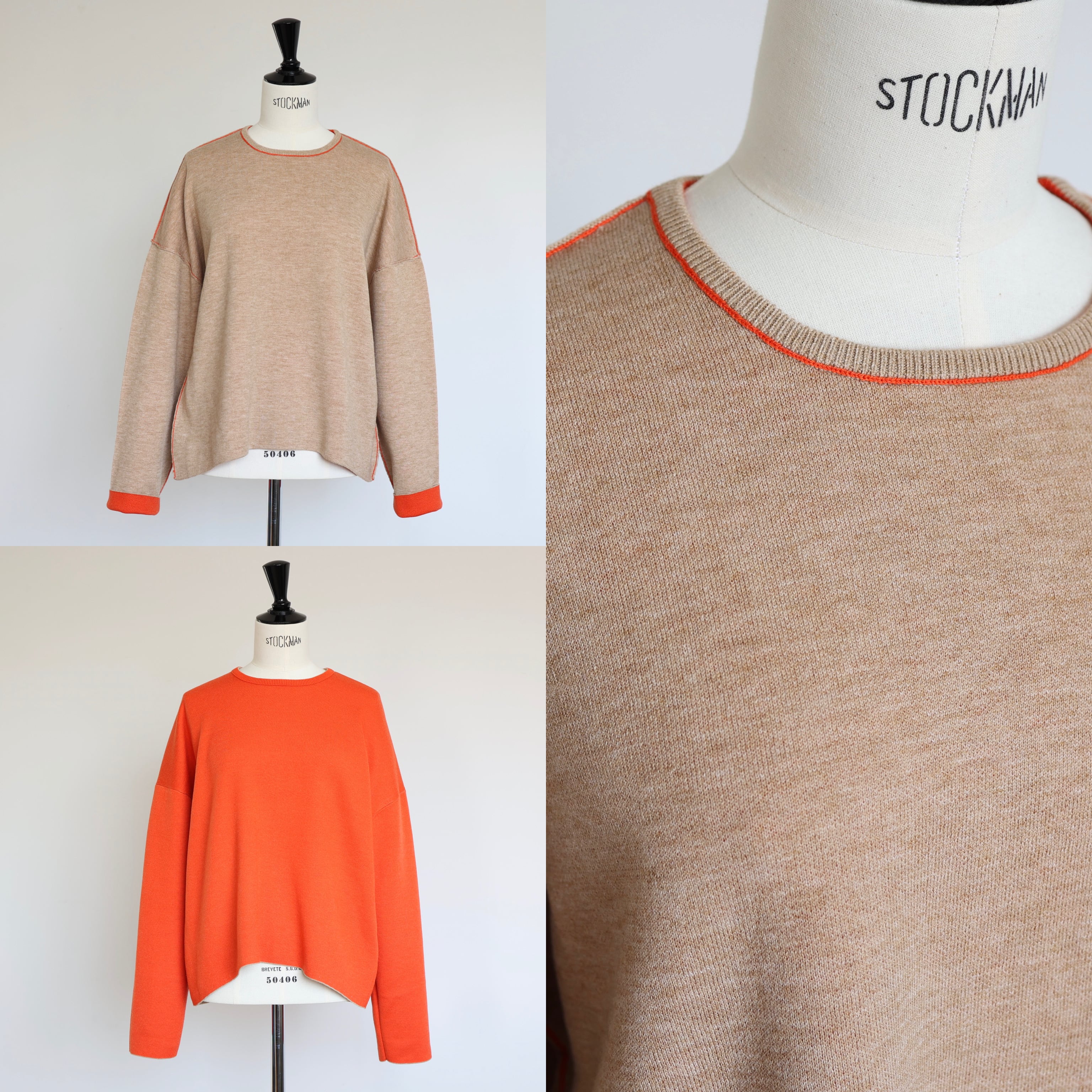 Gypsohila   W Face Knit Tops Renewal