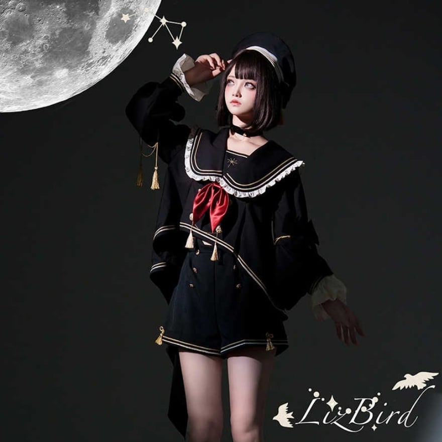 王子系ロリィタ セーラー風ジャケット 少年装 コンカフェ向け｜WithU