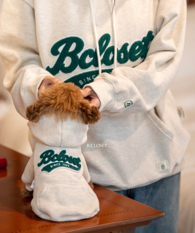 即納【B-CLOSET】Logo Hoodie(わんちゃん用)/2colors