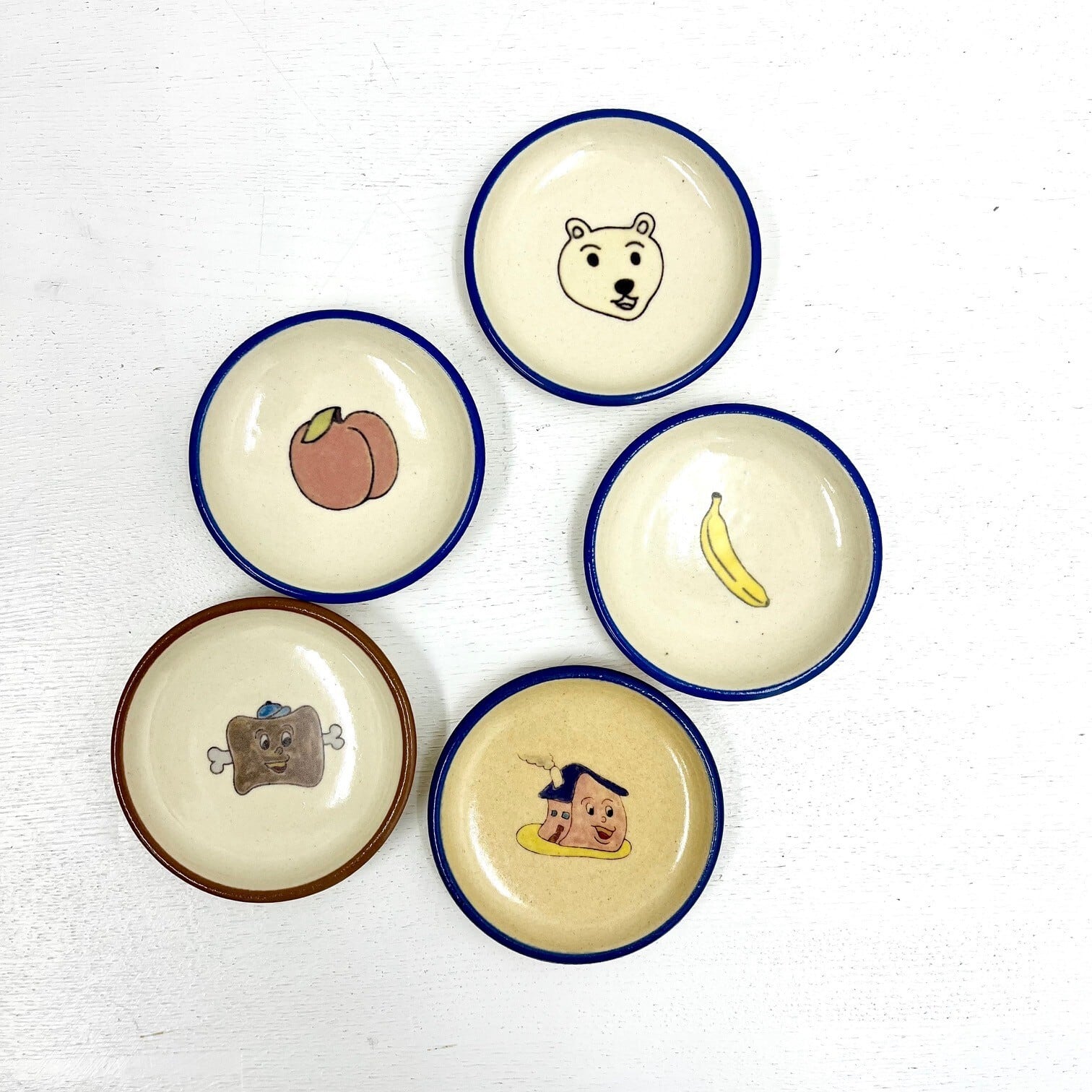 新品》DAISAK / ホウロウ中皿　BANANA 3 バナナ Andy Warhol ミニ シェイプ パズル バナナ(バナナ)：キッズ