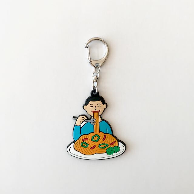 ラバーキーホルダー ナポリタン 新潟市美術館ミュージアムショップ ルルル ラバーキーホルダー ナポリタン 新潟市美術館ミュージアムショップ ルルル