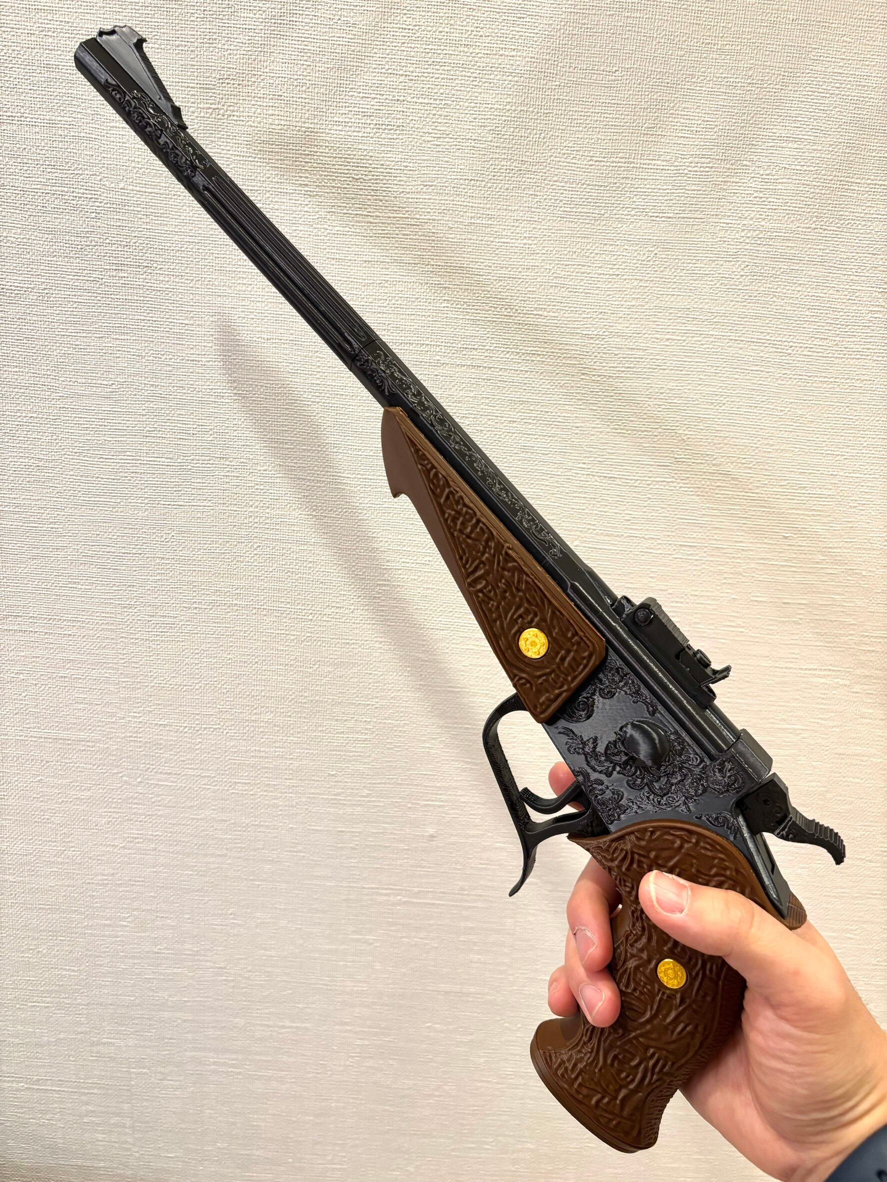 おもちゃ RE9 リボルバー（可動）とホルスター(未組立）セット （非