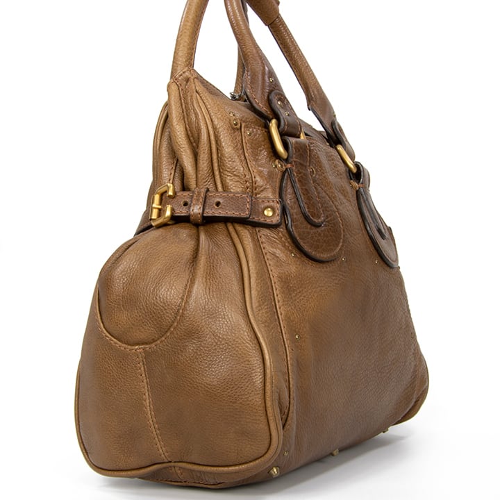 最終値下げ Chloé　クロエ　パディントン　ブラウン　ショルダーバッグ Chloe】クロエ『パディントン ハンドバッグ』レディース 1週間保証