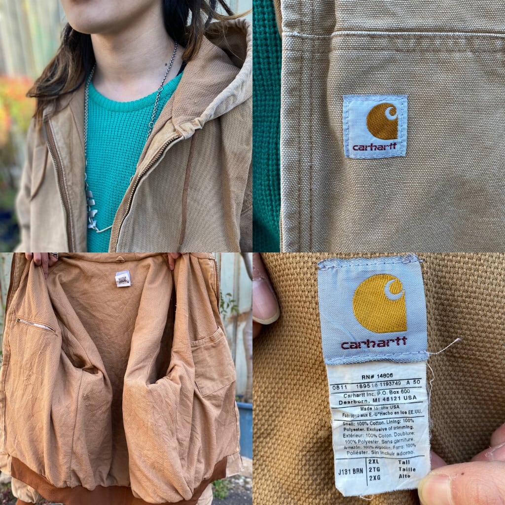 ビッグサイズ USA製 Carhartt カーハート アクティブジャケット メンズ