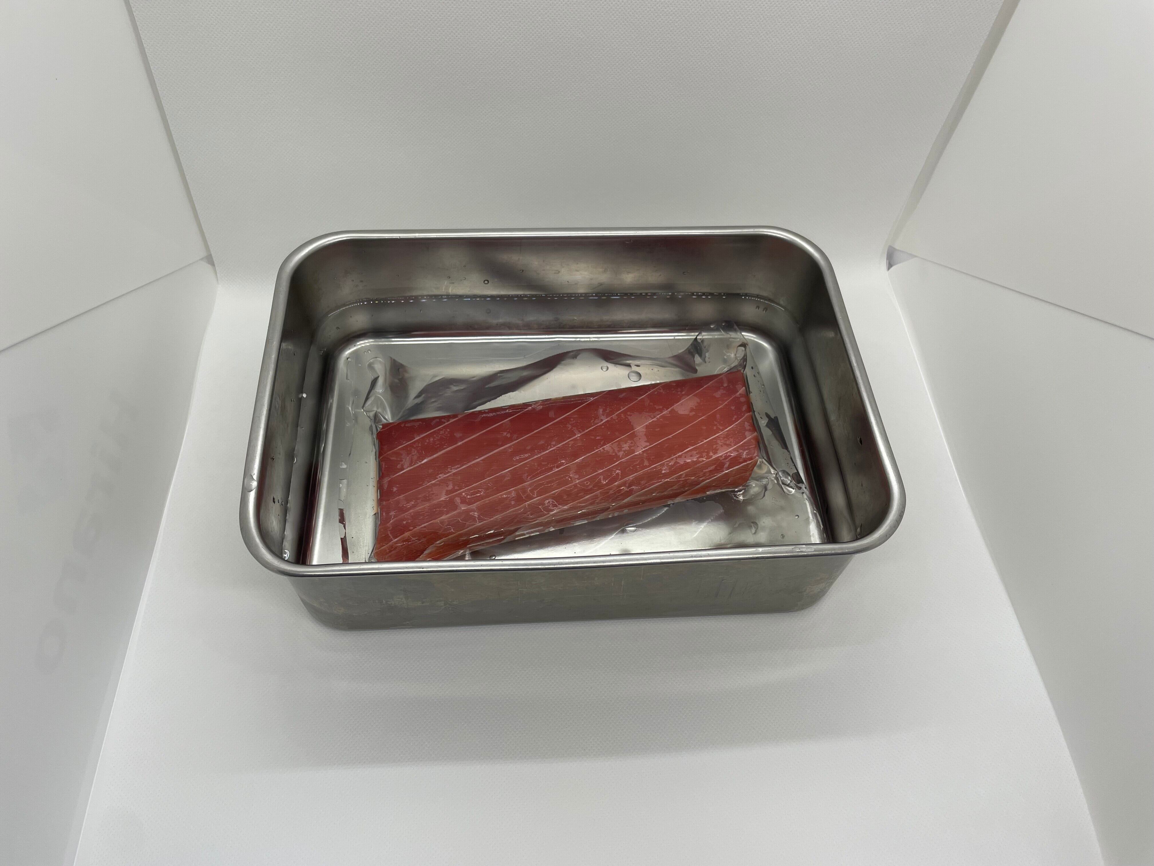 まぐろ専門店の天然まぐろサク バチ赤身500g（冷凍品） | shoei-maguro
