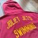 70s  Russell athletic  Gold tag 〝 JOLIET  JETS SWIMMING 〟 Back print Sweat Hoodie Size MEDIUM