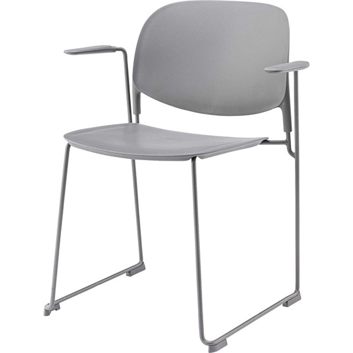アームチェア PC-863 チェア 椅子 いす スタッキングチェア 肘掛け付き ポリプロピレン グレー ホワイト おしゃれ シンプル リビング ダイニング カフェ ショップ 店舗 会社 会議 イベント セミナー