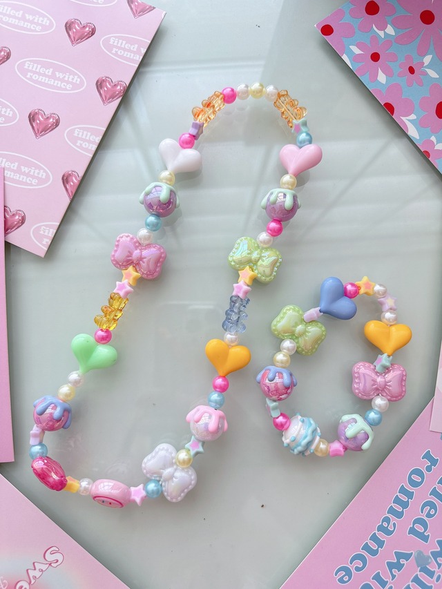 ネックレス&ブレスレット♡K-3