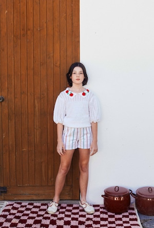 Multicolor Stripe Short / Fish & Kids