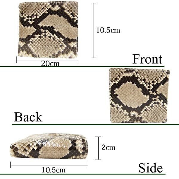 Maturi マトゥーリ ダイヤモンドパイソン 本革 L字ファスナー 長財布