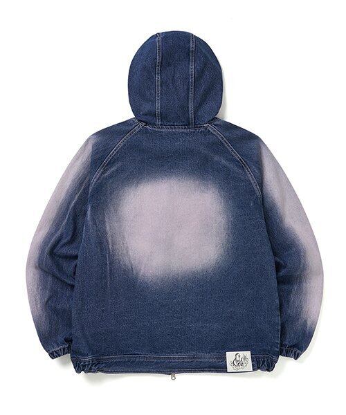 ☆ENHYPEN ジョンウォン 着用！！【WKNDRS】BRUSH DENIM HOODIE ZIPUP