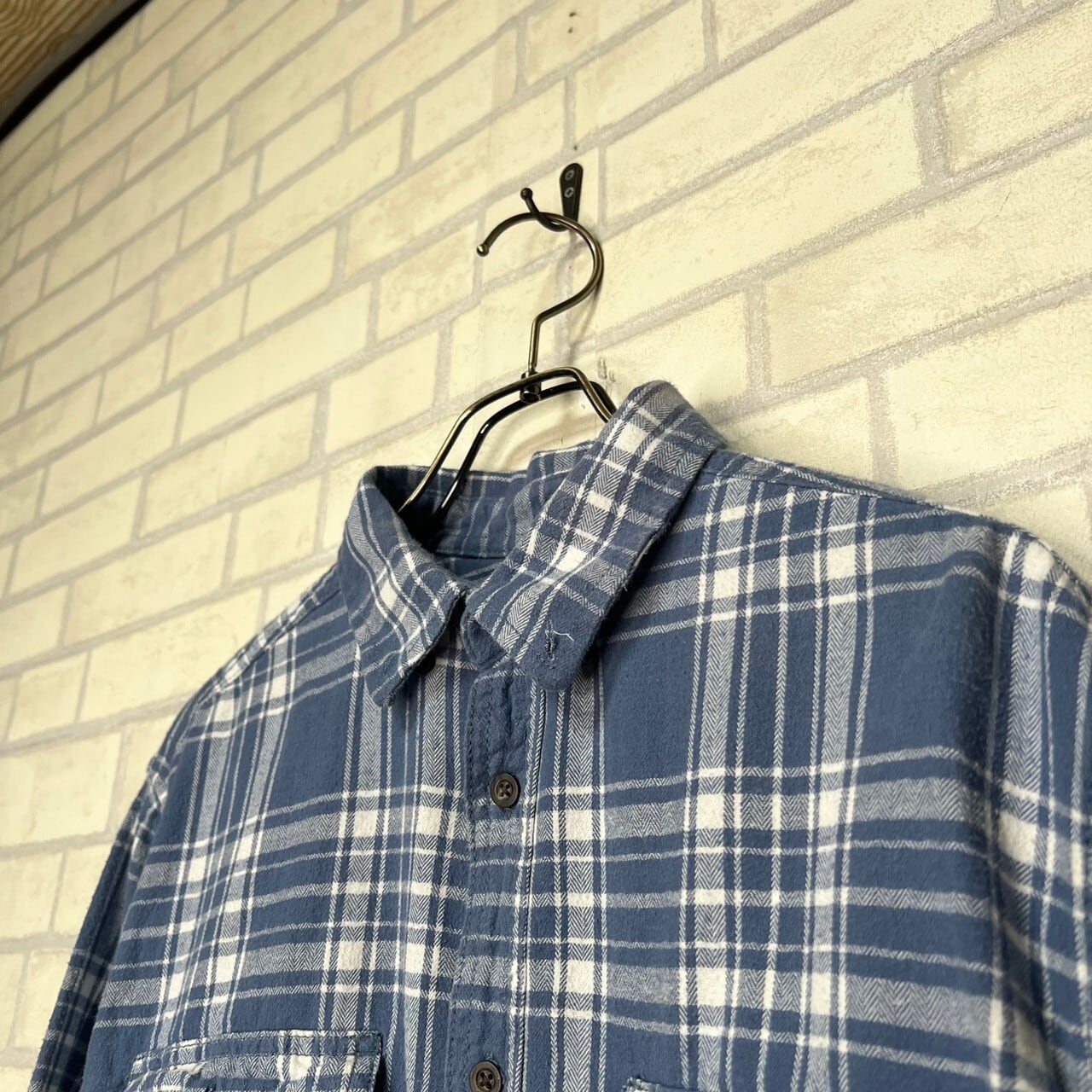 GEORGE 長袖ネルシャツ L チェック柄 | 古着屋OLDGREEN