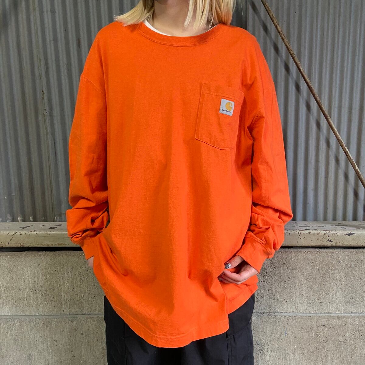 Carhartt カーハート Tシャツ ロングTシャツ 長袖Tシャツ メンズXL