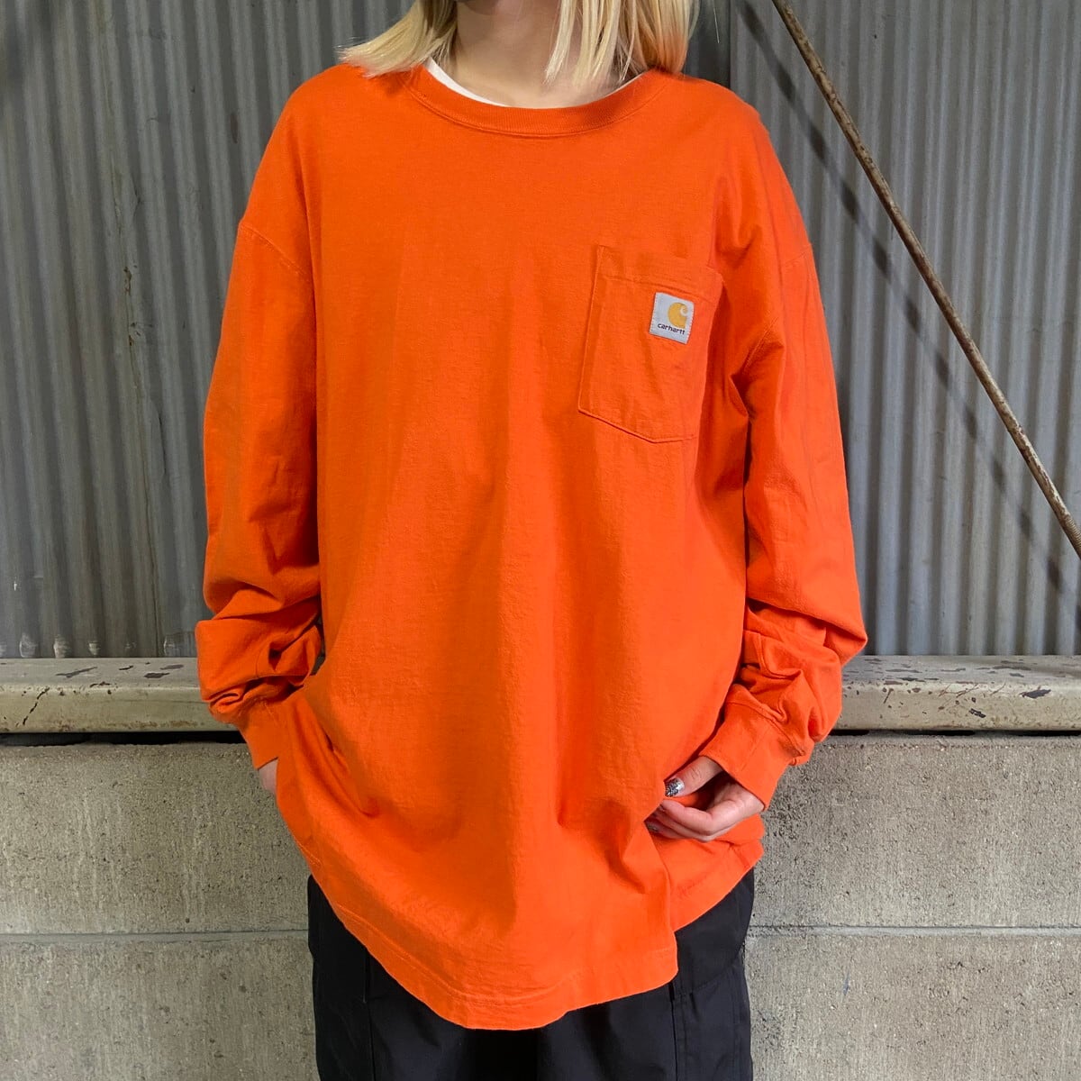 Carhartt カーハート Tシャツ ロングTシャツ 長袖Tシャツ メンズXL 