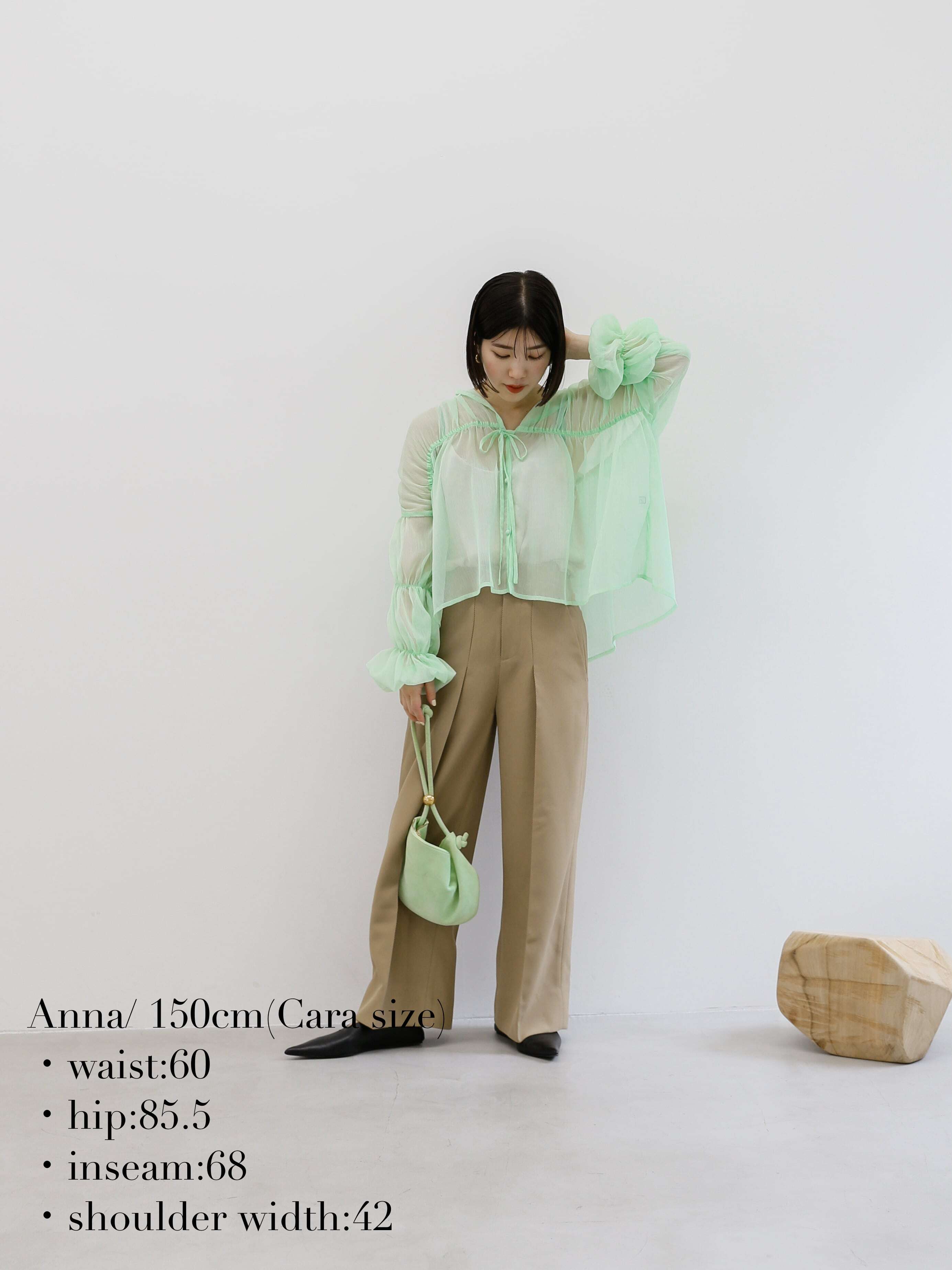triple shirring blouse set | Katrin TOKYO triple shirring blouse set | Katrin TOKYO