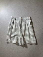 90s~ check shorts