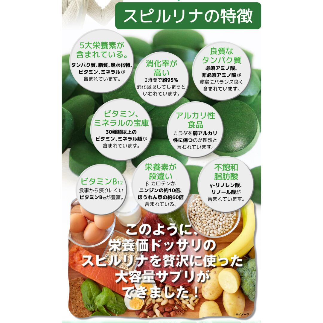 ザ・スピルリナEX 1000粒×2本入り NEWスピルリナEX（専売品） - DICヘルス