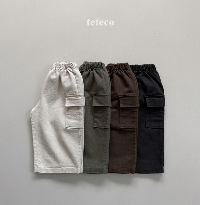 【取寄】teteco カーゴトレーニングパンツ｜秋服｜韓国子供服｜ 26/AT