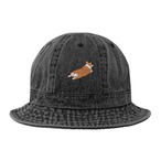 CORGI ROGO Denim Metro Hat -Black -　[H0006]