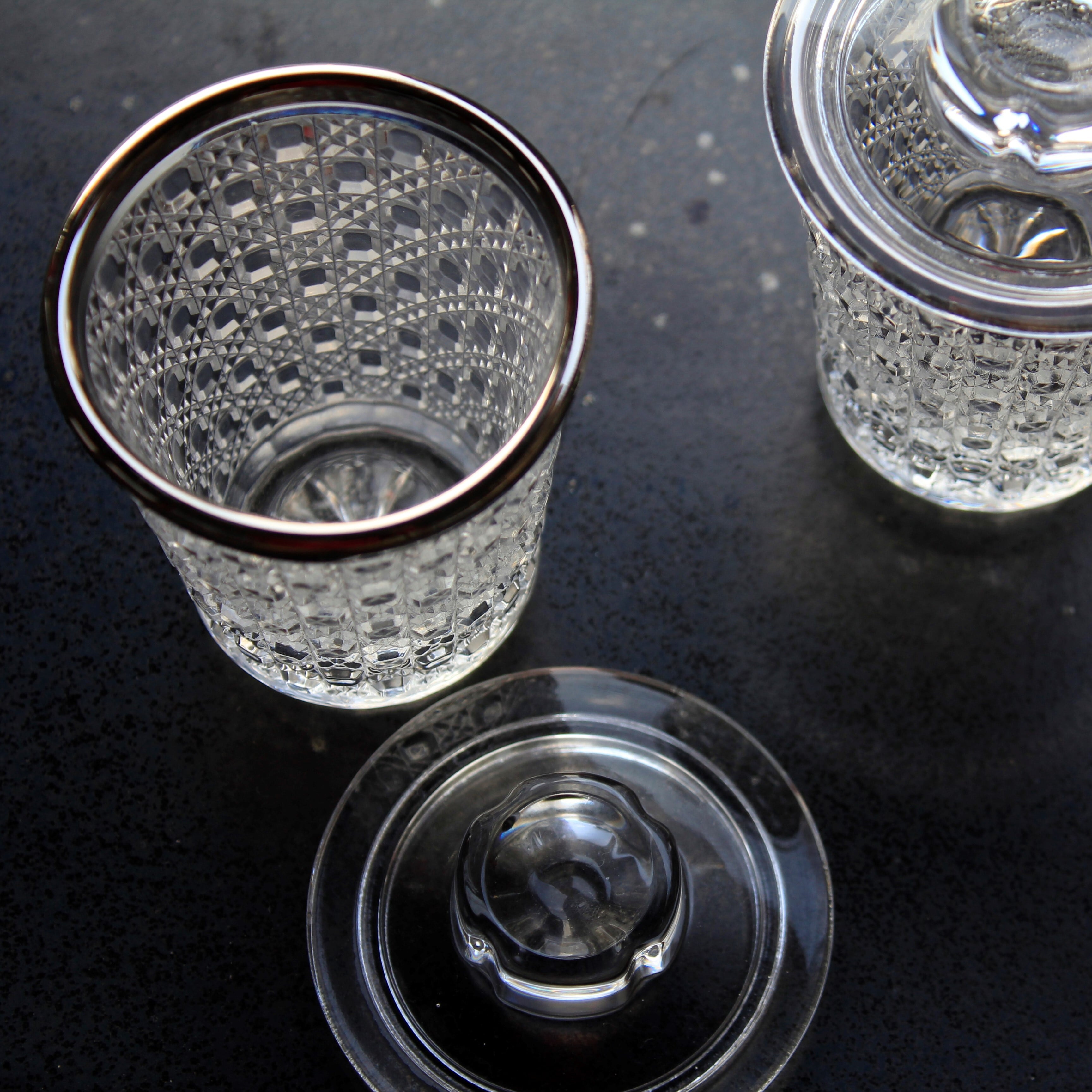 籠目渕プラチナ 小吸物碗 | 芦屋貴兆陶家 online shop