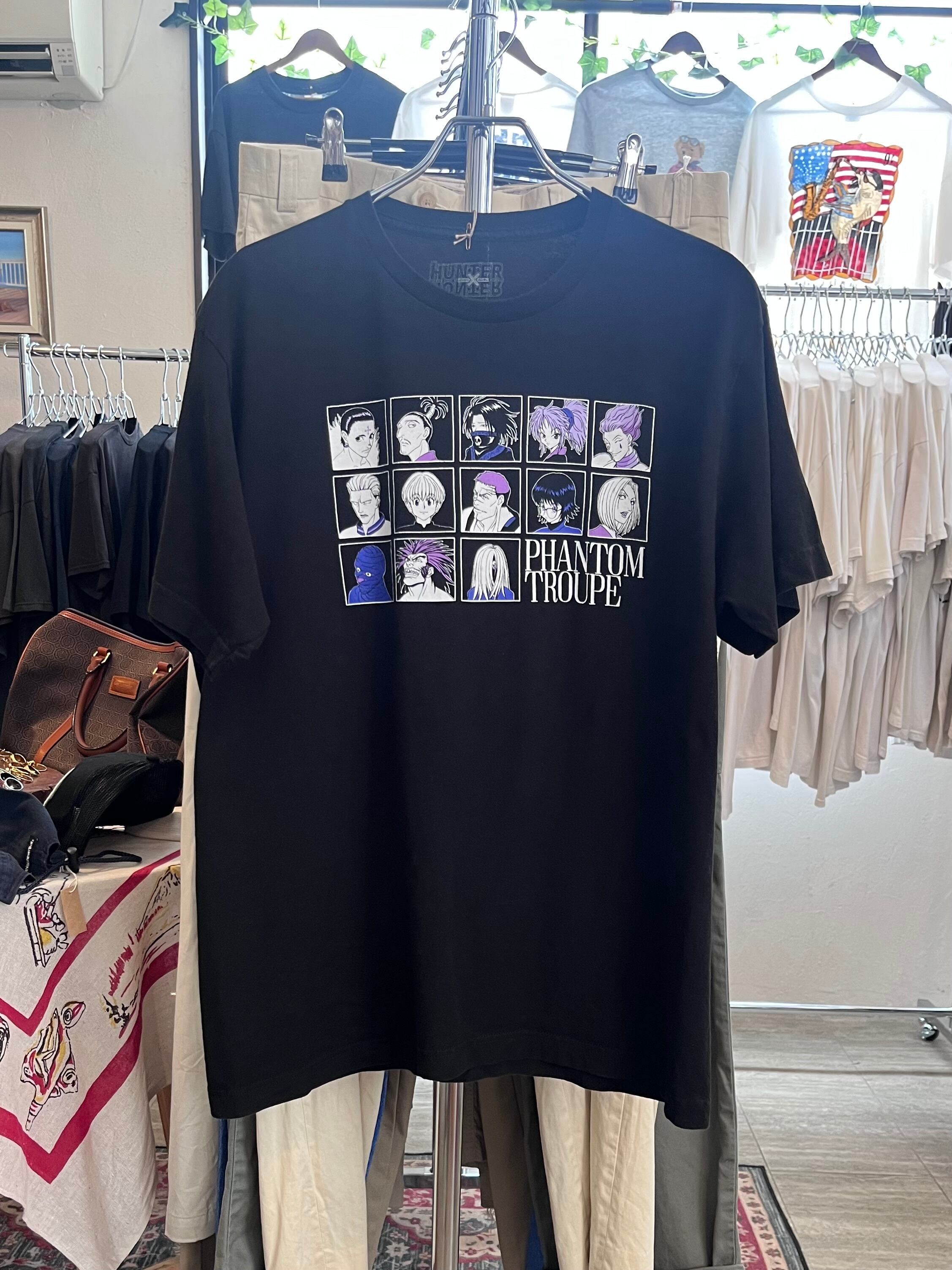 HUNTER×HUNTER 幻影旅団 単体 Tシャツ　Lサイズ ハンターハンター グラフィック 幻影旅団 アニメTシャツ ブラック L
