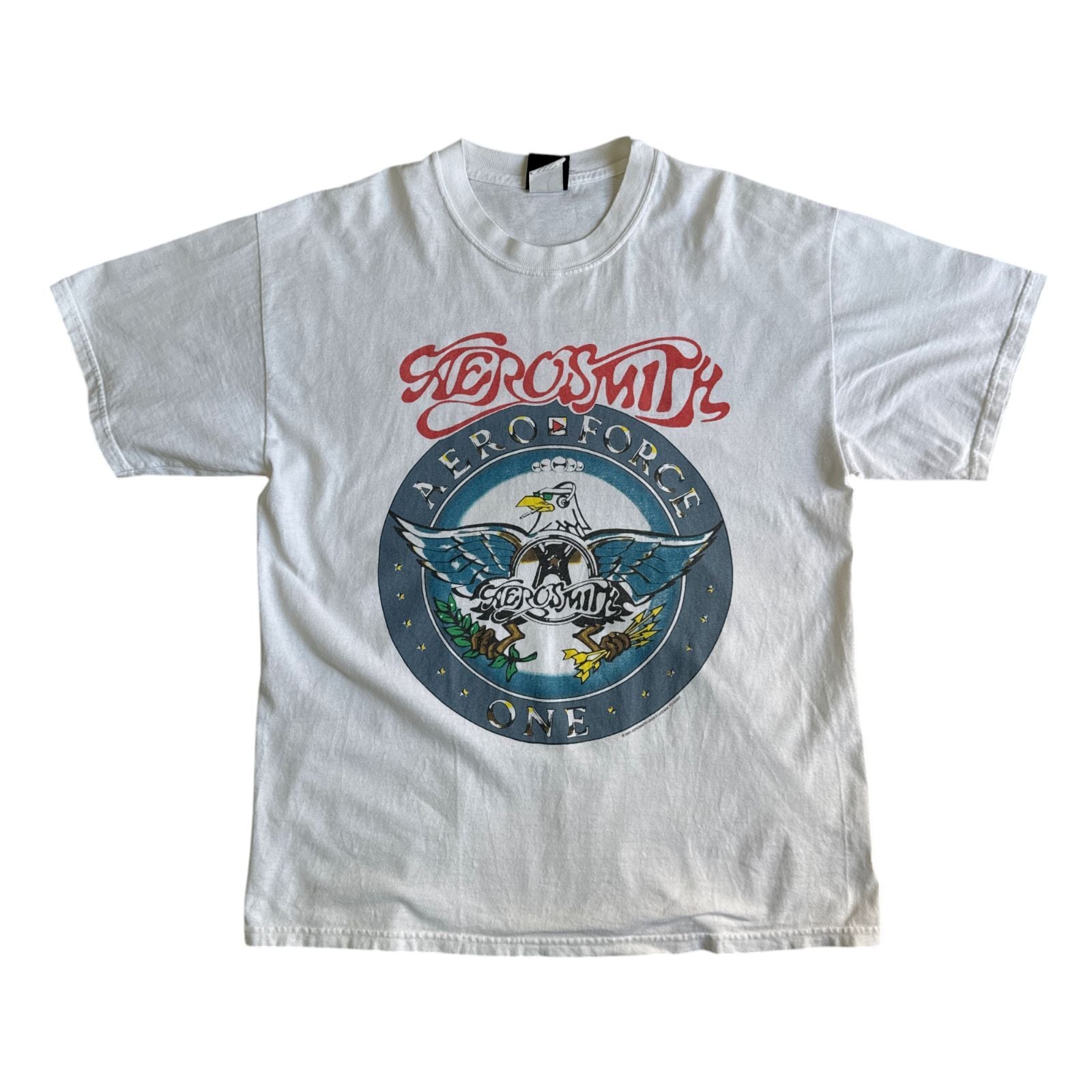 90s Aerosmith エアロスミス ツアー プロモ Tシャツ 白 XL 00s AEROSMITH 