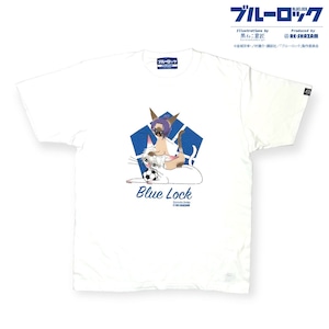 ＜ブルーロック＞ナギ猫＆レオ猫グラフィックTシャツ (Illustrations by 黒ねこ意匠)