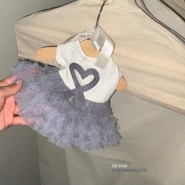 専用【予約】[cozy-n] Love Sleeveless Tutu; Ash Lavender